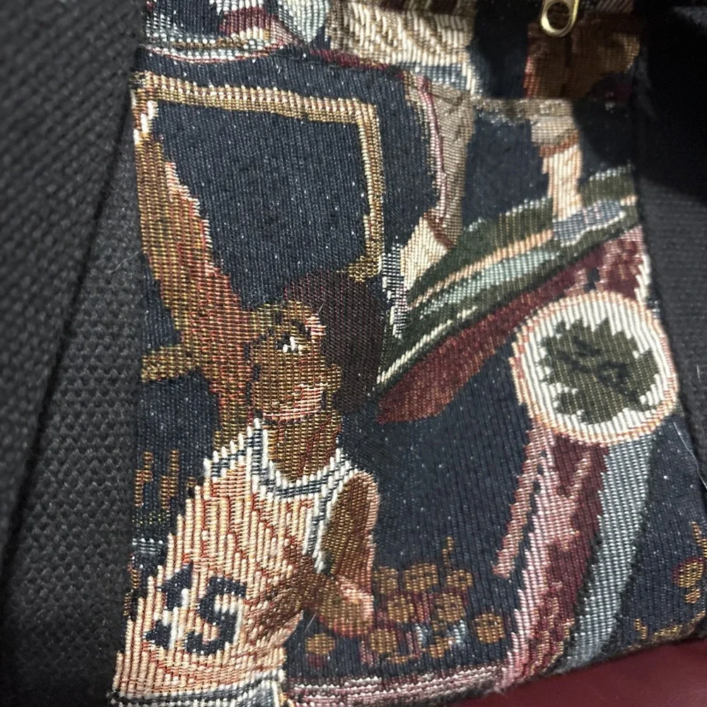 Vintage Sports Basketball Hockey Football Duffel Travel Bag Luggage Tapestry USA